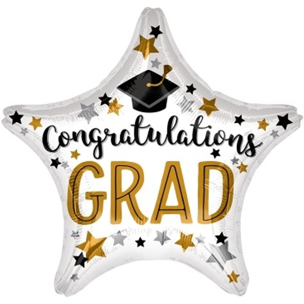 Anagram Congratulations Grad Jumbo Star Shape 28