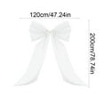 thumbnail image 6 of Dserfhy Large Satin Bow 78" x 48" Giant Bow Ribbon Tie for Christmas Birthday Party Wedding Bridal Bachelorette Graduation Room Backdrop Wall Decor, 6 of 8