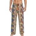 thumbnail image 2 of Goofa Funny Dogs Family Printed Soft Pajama Pants for Men, Wide Leg Comfy Casual Lounge Yoga Pants-, 2 of 9