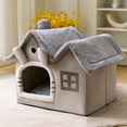 thumbnail image 4 of Camas para gatos Cojín Comft transpirable semicerrado Perrera Cama para mascotas Accesorios para gatos 49cmx39cmx46cm Zulema casa del gato, 4 of 8