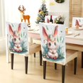 thumbnail image 3 of Decorative Chair Back Cover One Size x6 Chair Cover Dining Chair Slipcovers Chair Back Decoration Festival Chair Decoration Lovely Cartoon Mushroom, 3 of 6