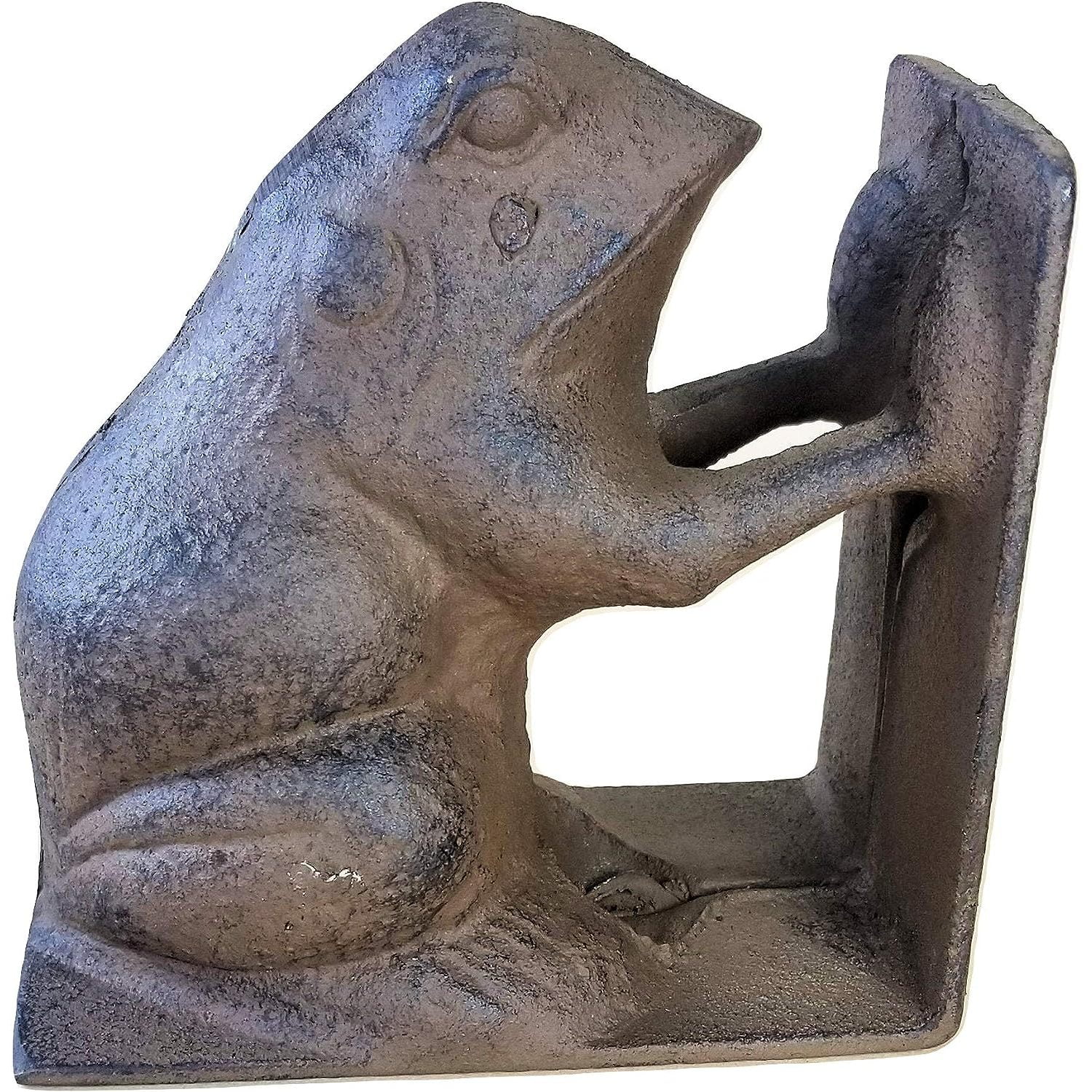 Frog Doorstop Heavy Cast Iron Vintage Antique Style