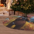 thumbnail image 6 of Sikiie Snowy Mountain Photography Bear 30-48 inches {designName} Print Christmas Tree Skirt Snowman Xmas Tree Skirt with Edge Christmas Decorations for Holiday Party36", 6 of 7