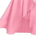 thumbnail image 3 of Ashirexll Robe Formelle pour Filles en Polyester Spandex Chiffon Couleur Unie Sans Manches à Bretelles Spaghetti Rose 8-9 Ans, 3 of 4