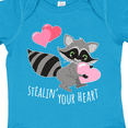 thumbnail image 4 of Inktastic Stealin' Your Heart Cute Raccoon Boys or Girls Baby Bodysuit, 4 of 5