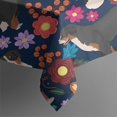thumbnail image 5 of Bernese Mountain and Flower Square Tablecloth,Waterproof Square Table Cover,Wipeable Spillproof Washable Table Cover for Home Kitchen Party Decor 42"X42"(107x107cm), 5 of 6