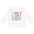 thumbnail image 2 of Inktastic My Tia Loves Me Niece Toddler Sweatshirt, 2 of 4