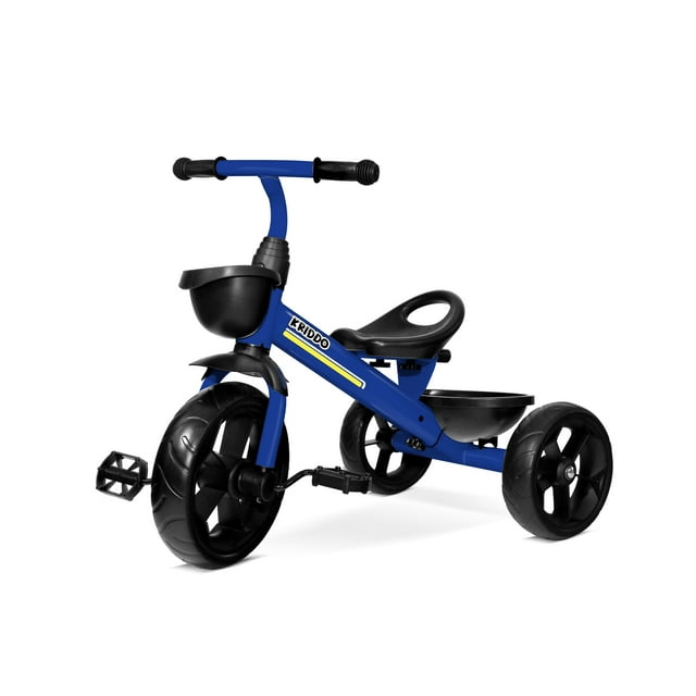 Triciclo KRIDDO para niños de 24 meses a 4 años, color azul deportivo