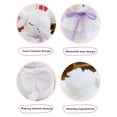 thumbnail image 6 of 12-Inch Super Soft Plush Stuffed Animal Doll, Cute Cartoon Style with Ribbon Decoration, Fluffy Cuddly Companion for Snuggling, Playing and Bedroom Decor, Perfect for Family, Adult, 6 of 7