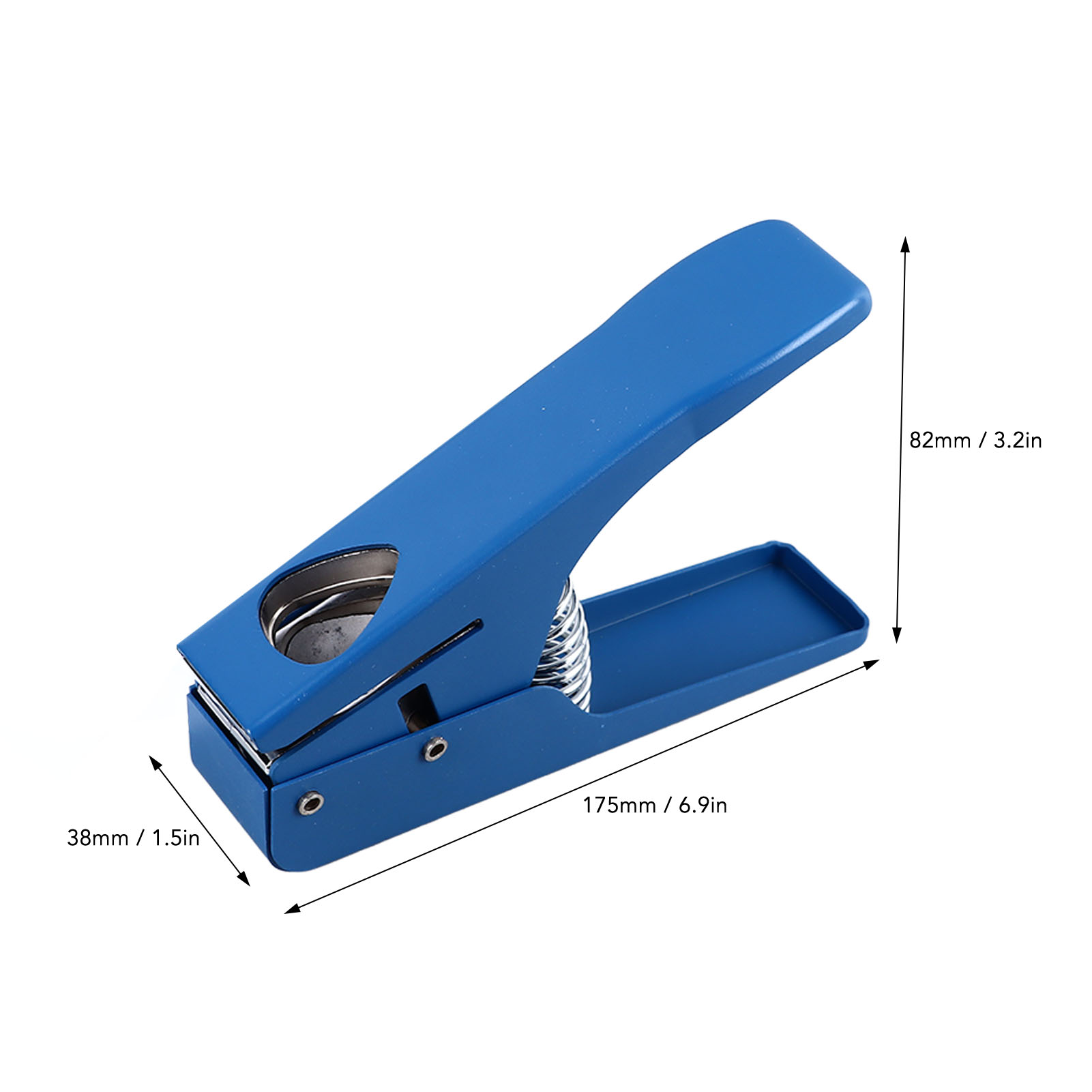 Elowen Guitar Pick Cutter Adjustable Guitar Pick Hole Puncher Multifunctional Portable Cutter Maker for Guitarists