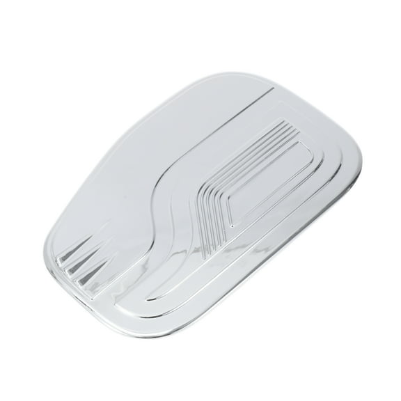 Fuel Tank Door Cap for Ford for Ranger 2023-2025 Fuel Filler Flap Cover Adhesive Type Chrome Silver Tone ABS