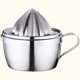 thumbnail image 4 of Exprimidor manual multifuncional de acero inoxidable para zumo de naranja y limón (plateado)., 4 of 7