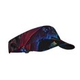 thumbnail image 2 of Yiaed Artistic Colorful Bird Print Sport Sun Visor Hats Adjustable Empty Top Baseball Cap Cotton Ball Caps for Women and Men, 2 of 5