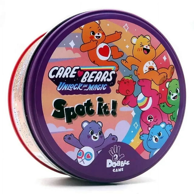 Dobble Card Game Table Board Game For Dobbles Kids Cards Go Camping Metal Tin Box SHALOM Basic English Toys ABC 123