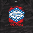 thumbnail image 4 of Inktastic Graffiti Arkansas State Flag Boys or Girls Baby Bodysuit, 4 of 5