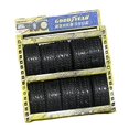 thumbnail image 2 of Bunblic 1/64 Tire Storage Rack Model Realistic Realistic Resin Ornament Mini Garage Storage Shelf for Micro Landscape Miniature Scene yellow, 2 of 8