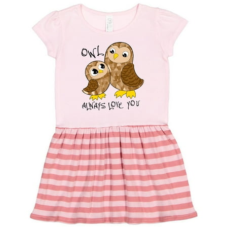 

Inktastic Owl Always Love You- cute owl family Gift Toddler Girl Dress