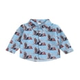thumbnail image 1 of Chemises pour Garçons Style Western à Imprimé Manches Longues Vêtements pour Tout-Petits Hauts, 1 of 9