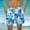 Blue#2, variant on Viikei Mens Shorts Clearance,Men's Hawaiian Print Shorts Casual Print Swim Shorts Shorts Green M