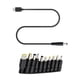 thumbnail image 1 of 100W USB Type C Laptop Power Adapter Charging Cable Cord wtih 10 for DC Jack Plu, 1 of 5