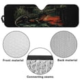 thumbnail image 6 of Yuyamidu Crocodile Windshield Sun Shade for Jeep Wrangler JL 2/4 Door, Fashion Front Window Sun Visor Blocks for UV and Heat, 1pc, 6 of 7