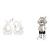 thumbnail image 1 of Elegante Estatua De Astronauta Cisne, Escultura Creativa De Cerámica Animal, Figura Decorativa Moderna Para Estantería, Armario, Chimenea, Estante, Escritorio, Regalo De Inauguración De La, 1 of 8