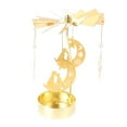 thumbnail image 4 of Rotatable Candlestick Decorative Iron Candle Holder Party Candle Holder, 4 of 9