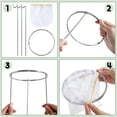 thumbnail image 3 of Lot de 2 Supports de Passoire, Support de Passoire avec 4 Sacs de Teinture Réutilisables, Sac Filtre Alimentaire Réutilisable Sacs à Gelée pour Jus, 3 of 7