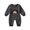 Gray, variant on Vedolay Tops for Girl Casual Toddler Kids Winter Zipper Coat Jacket Print Long Sleeves Outwear,Brown 0-6 Months