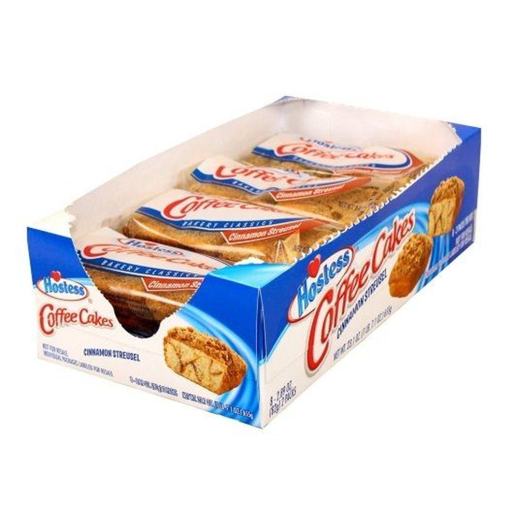 Hostess Cinnamon Streusel Coffee Cake, 2.89 Ounce -- 48 per case.