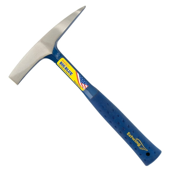 Welding Chipping Hammer, 11 in, 14 oz Head, Chisel and Pointed Tip, Steel Handle