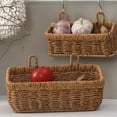 thumbnail image 5 of Xmarks Wall Hanging Baskets Woven Hanging Basket Boho Style Fruit Basket Storage Baskets for Organizing Home Kitchen Garden Plants Hanging Decoration, 5 of 6