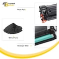 thumbnail image 3 of Toner Bank 4-Pack Compatible Toner for HP CF283X 83X Pro MFP M127fw M125nw M201dw M225dw M125a M127fn Printer 4 * Black, 3 of 9