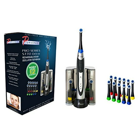Pursonic Deluxe Ultra High Powered Electric Toothbrush - Rechargable Value (Best Value Electric Toothbrush)