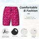 thumbnail image 3 of Fotbe Breast Cancer Awareness6 Traje de Baño para Hombre – Shorts de Natación de Secado Rápido con Forro y Bolsillos-X-Large, 3 of 6