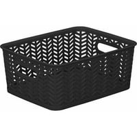 Baskets Bins Product Image Simplify Herringbone Storage Bin