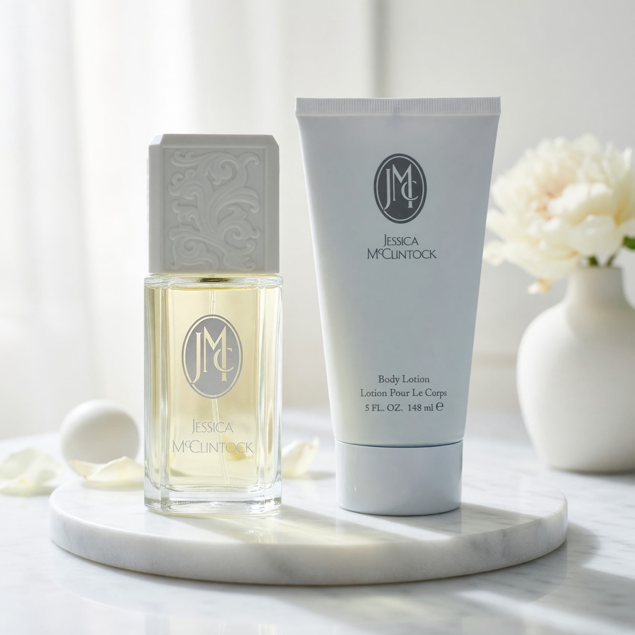 Jessica McClintock 2Pc Gift Set for Women, 3.4oz EDP and 5oz