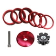 thumbnail image 1 of Bicycle Bike Headset Bicycle Front Fork Stem Ring Gasket Set Spacer Stem Top Cap, 1 of 3
