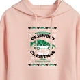 thumbnail image 3 of National Lampoon's Christmas Vacation - Griswold Holiday - Juniors Cropped Pullover Hoodie, 3 of 5