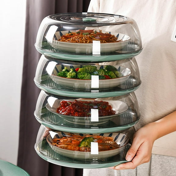 FRCOLOR 1Pc Kitchen Heat Preservation Dish Cover Practical Plastic Food Cover