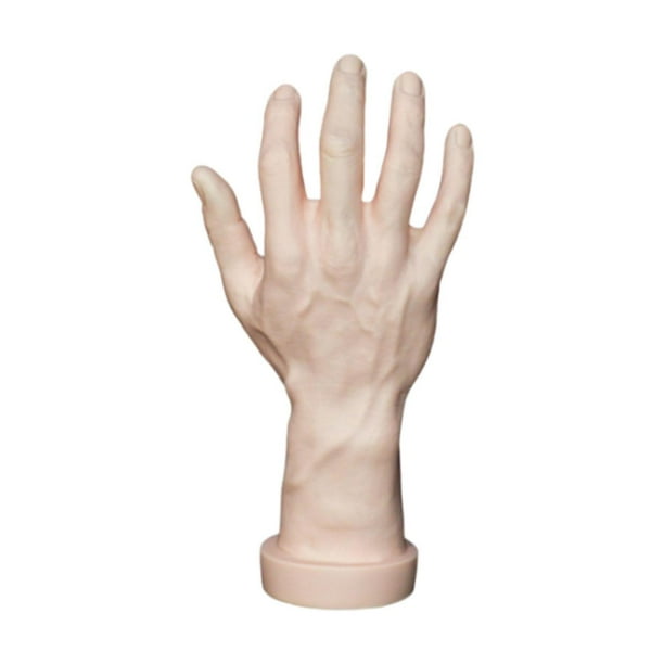 Modelo de mano falsa mano humana, accesorios de fotografía, decoración de Halloween, mano de maniquí para piel