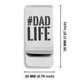 thumbnail image 2 of Stainless Steel #DadLife Classic Slim Money Clip Credit Card Holder, 2 of 2