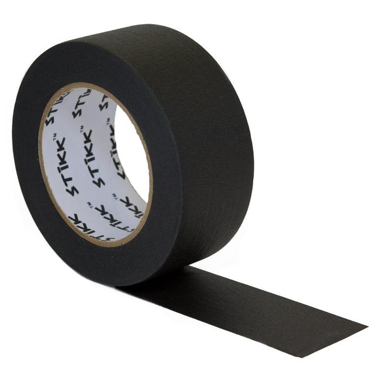 4 Pack 1 Pack 2 inch x 60yd STIKK Black Painters Tape 14 Day Easy Removal  Trim