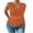 Orange, variant on Summer Tank Tops for Women Summer Slim Fitted Deep V Neck Sleeveless Pleated Side Drawstring Knot Shirts Going out Tops