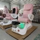 thumbnail image 3 of Custom Luxury Foot Spa Bath Pink Massage Pedicure Chair for Nail Salon My Lux Decor Round, 3 of 12