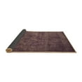 thumbnail image 2 of Ahgly Company Indoor Round Oriental Brown Industrial Area Rugs, 3' Round, 2 of 4