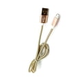 thumbnail image 1 of WASHWEPE Phone Charging Cord USB 2.0 Support Nylon Golden 1Set for Micro USB Digital Devices, 1 of 5