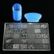 DIY Kit de Estampage de Nail Art avec Outil de Manucure de Grattoir de Plaque d'Image – image 1 sur 4