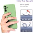 thumbnail image 4 of Compatible with A14 5G Case with Ring Kickstand Green, Phone A14 5G Case Silicone Liquid with Soft Microfiber Lining Slim Shockproof Protective Cover (Green), 4 of 14