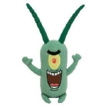 Ty Spongebob Squarepants Beanie Baby Sheldon J. Plankton
